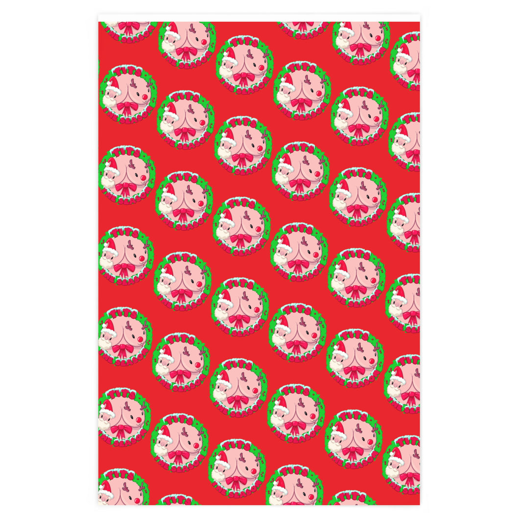 Tits The Season Wrapping Paper