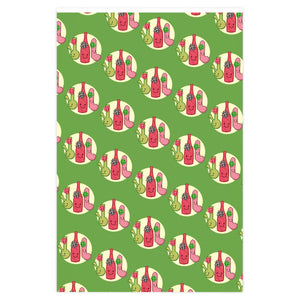 Grown Up Christmas List Wrapping Paper