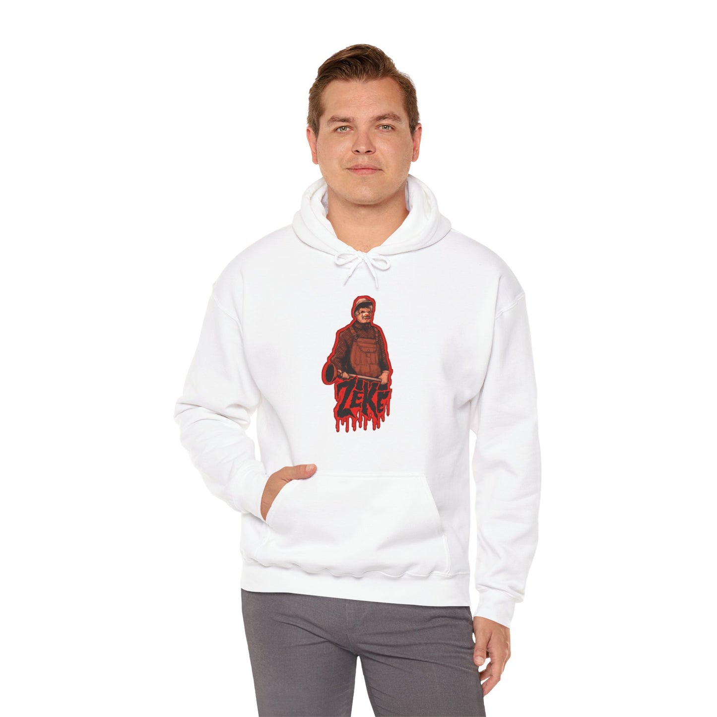 Zeke The Plumber Unisex Heavy Blend Hooded Sweatshirt