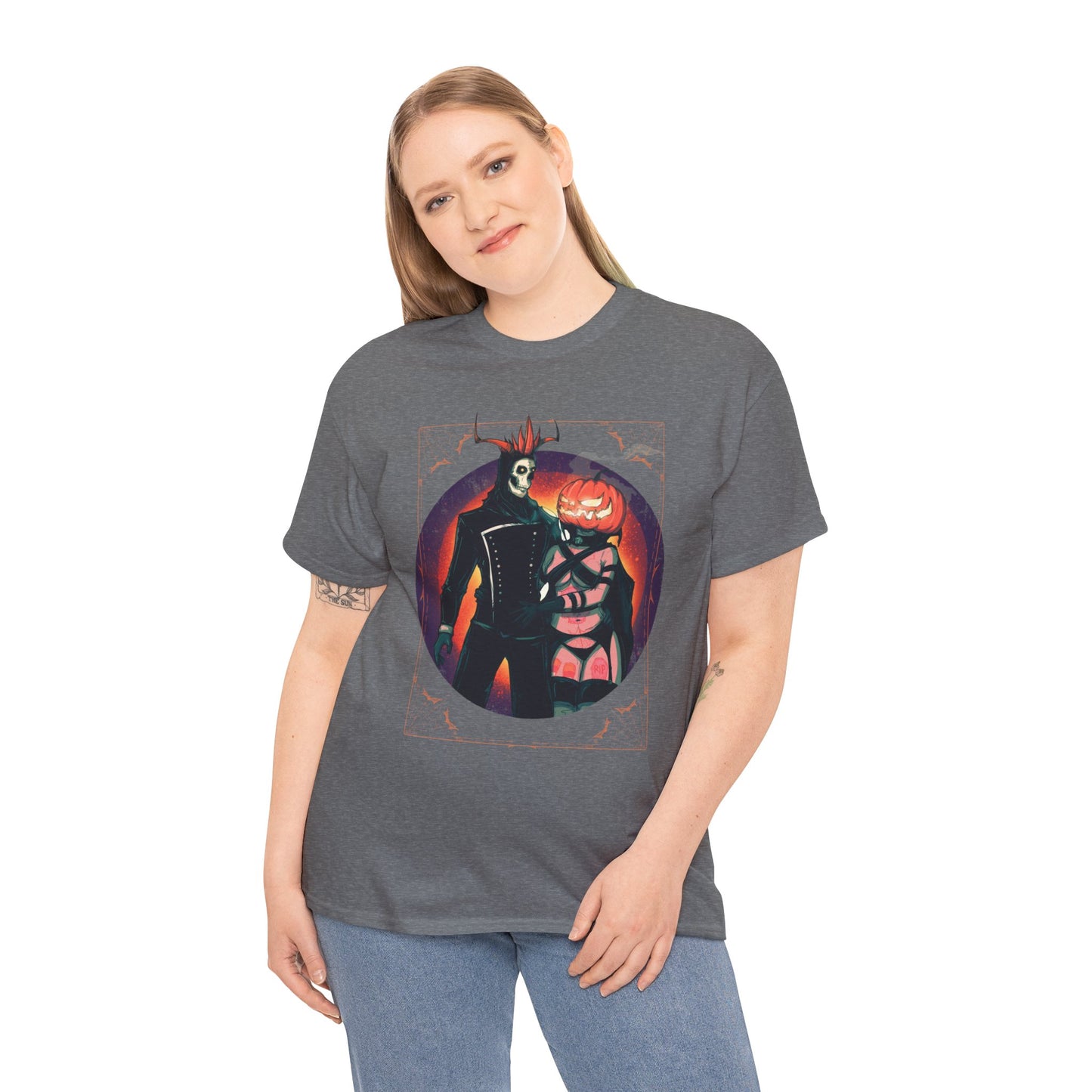 Pumpkin King & Queen Unisex Heavy Cotton Tee