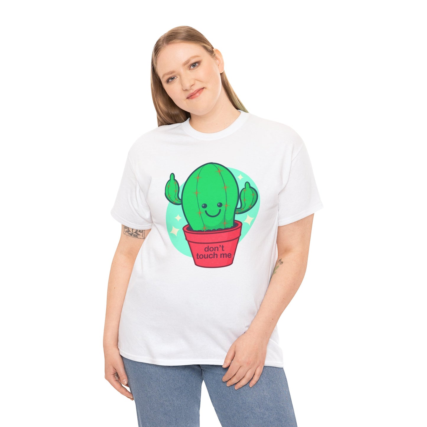 Don't Touch Me Unisex Heavy Cotton Tee