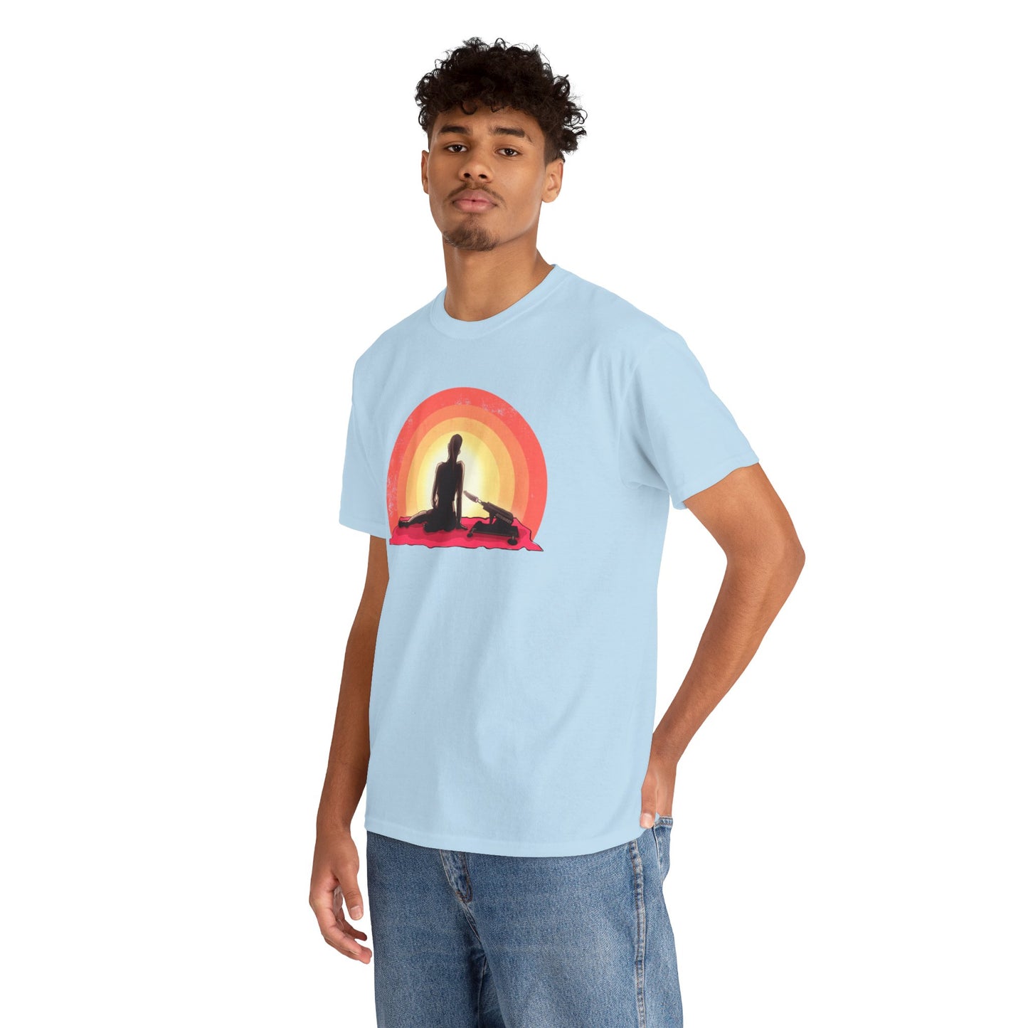 Sunset Unisex Heavy Cotton Tee