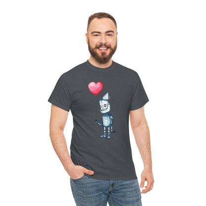Tinman Gets A Heart Unisex Heavy Cotton Tee