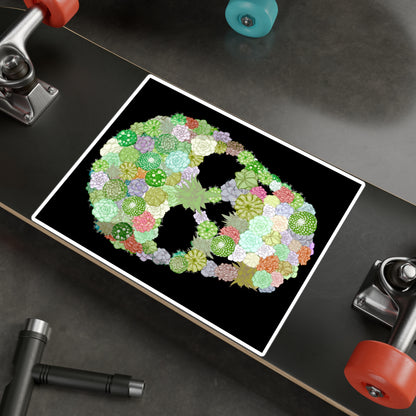 Succulent Skull Kiss-Cut Vinyl Decal