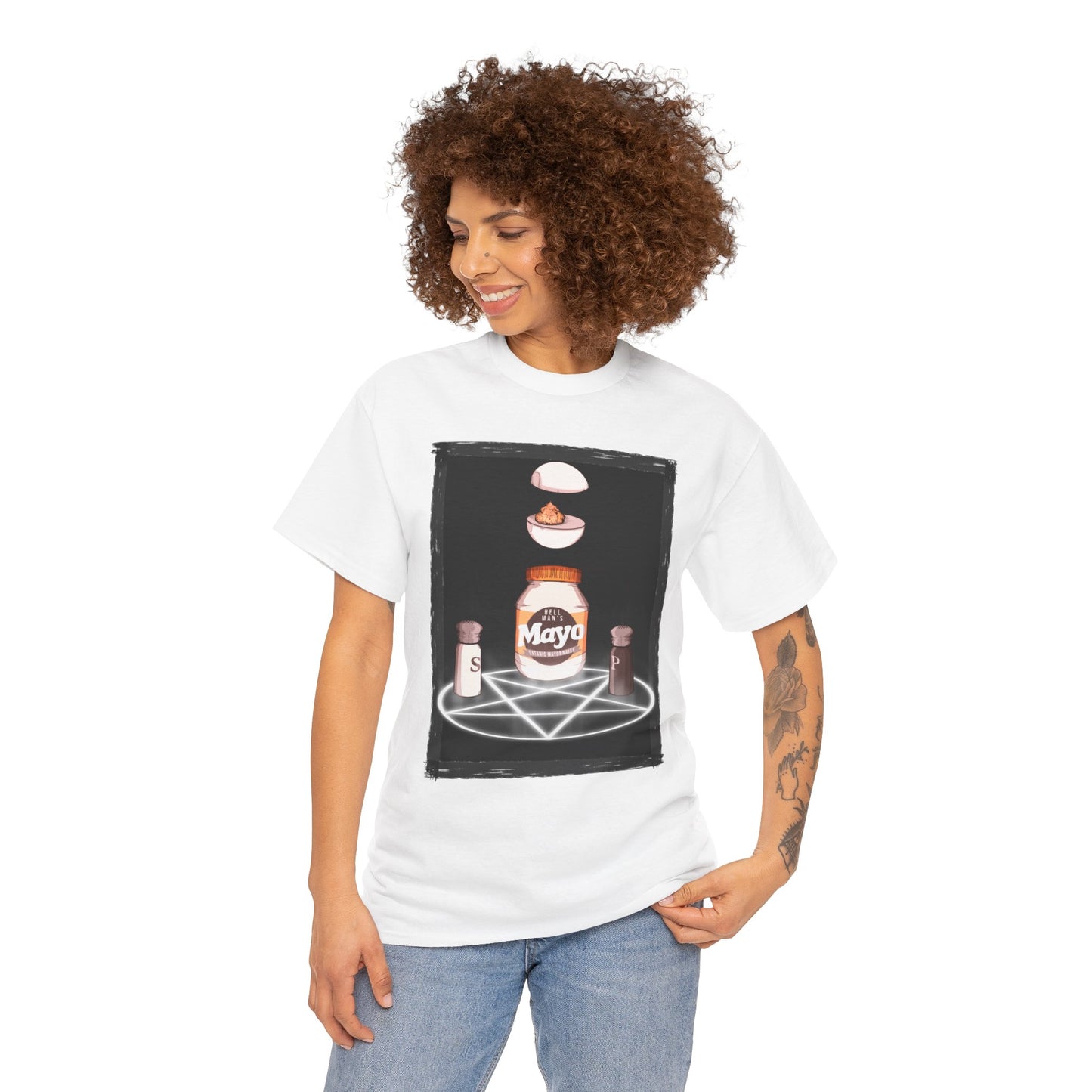 Deviled Eggs II Unisex Heavy Cotton Tee