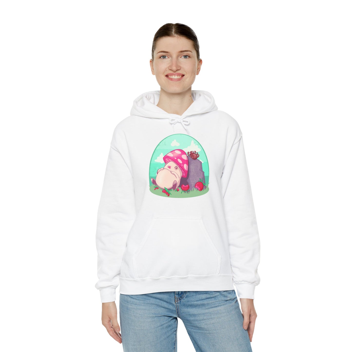 Tummy Ache Unisex Heavy Blend Hooded Sweatshirt