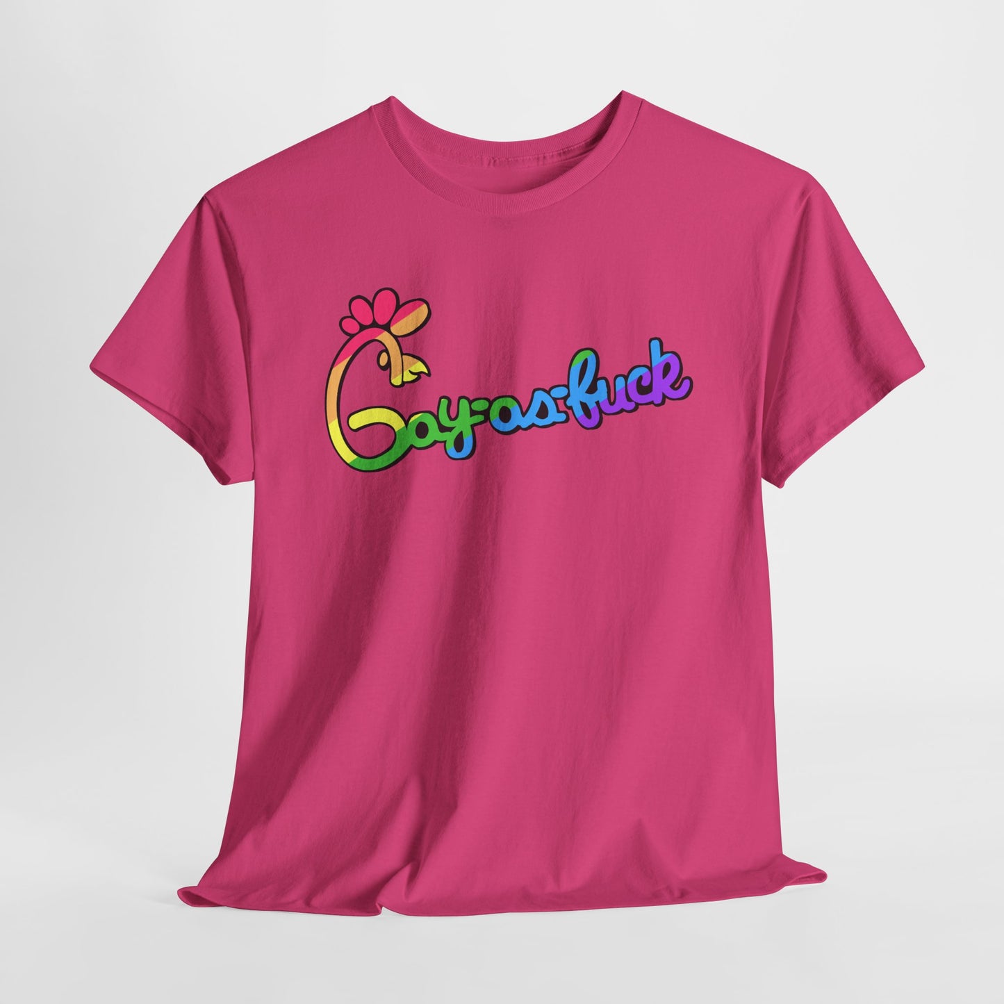 Gay Chicken Unisex Heavy Cotton Tee