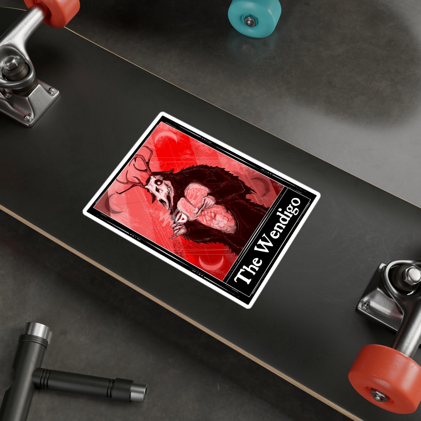 Wendigo Tarot Kiss-Cut Vinyl Decal