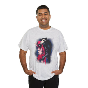 Red Riding Hood & The Wolf Unisex Heavy Cotton Tee