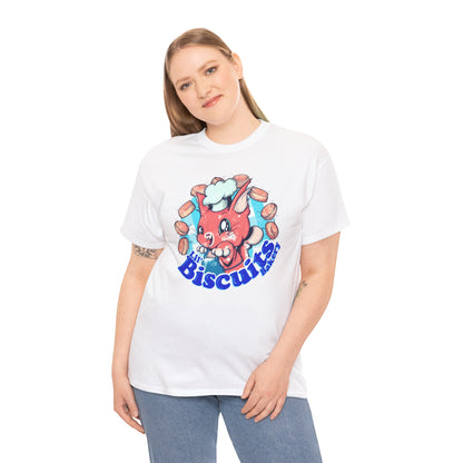Lil Biscuits Cat Bakery Unisex Heavy Cotton Tee