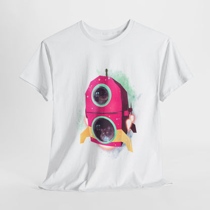 Cats In Space Unisex Heavy Cotton Tee
