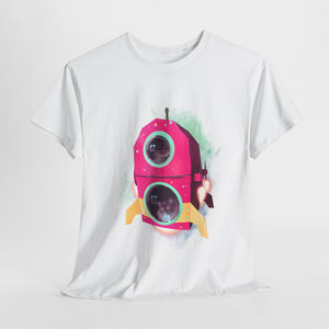 Cats In Space Unisex Heavy Cotton Tee