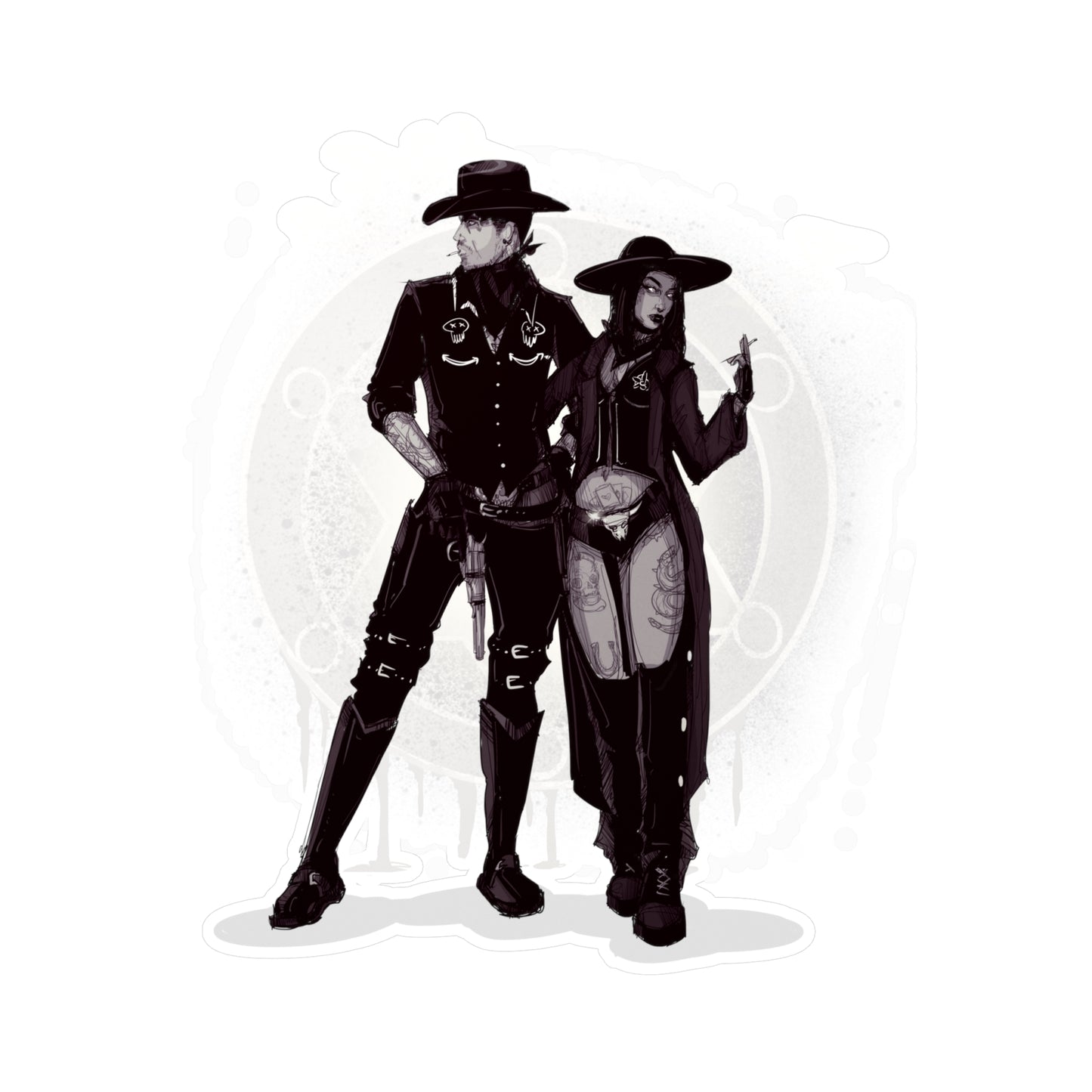Outlaw Heart Kiss-Cut Vinyl Decal