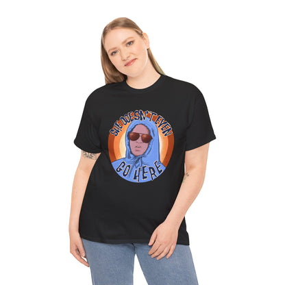 She Doesn't Even Go Here Unisex Heavy Cotton Patreon Tee