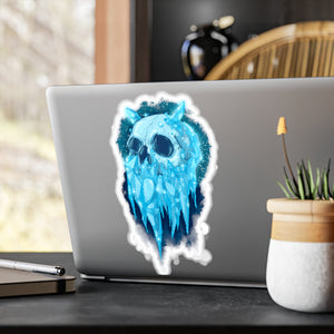 Elemental Skull Ice Kiss-Cut Vinyl Decal