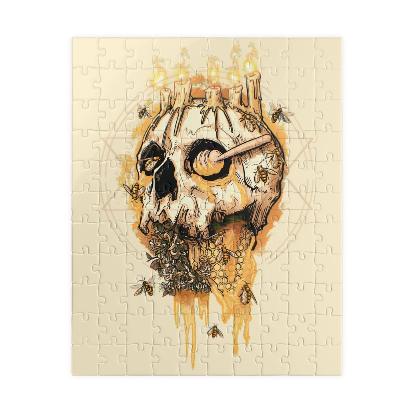 Elemental Skull Honeycore Puzzle (110, 252, 500, 1014-piece)