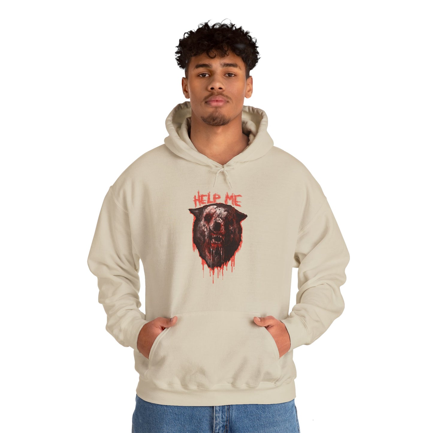 Shimmer Bear Unisex Heavy Blend Hooded Sweatshirt