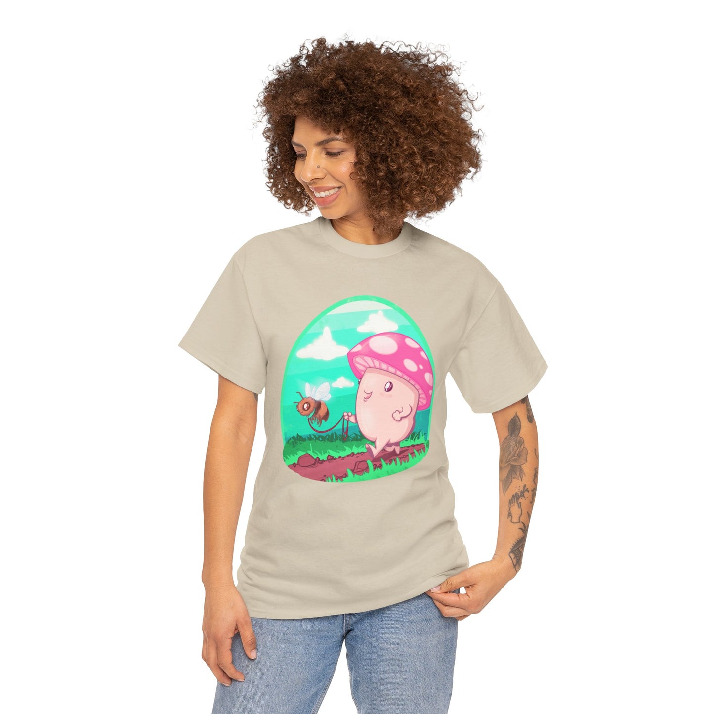 Bee Walk Unisex Heavy Cotton Tee
