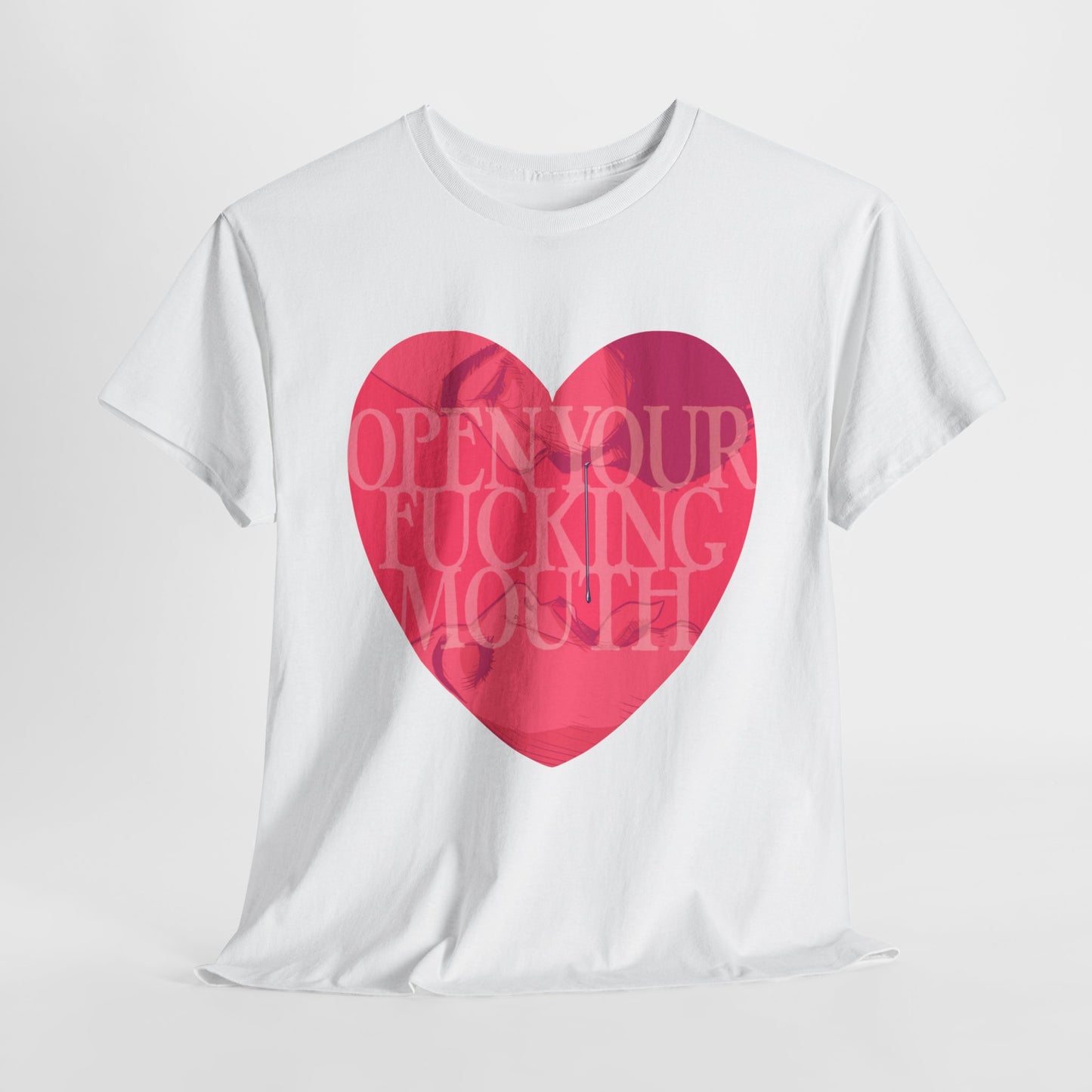 Open Your Mouth Unisex Heavy Cotton Tee