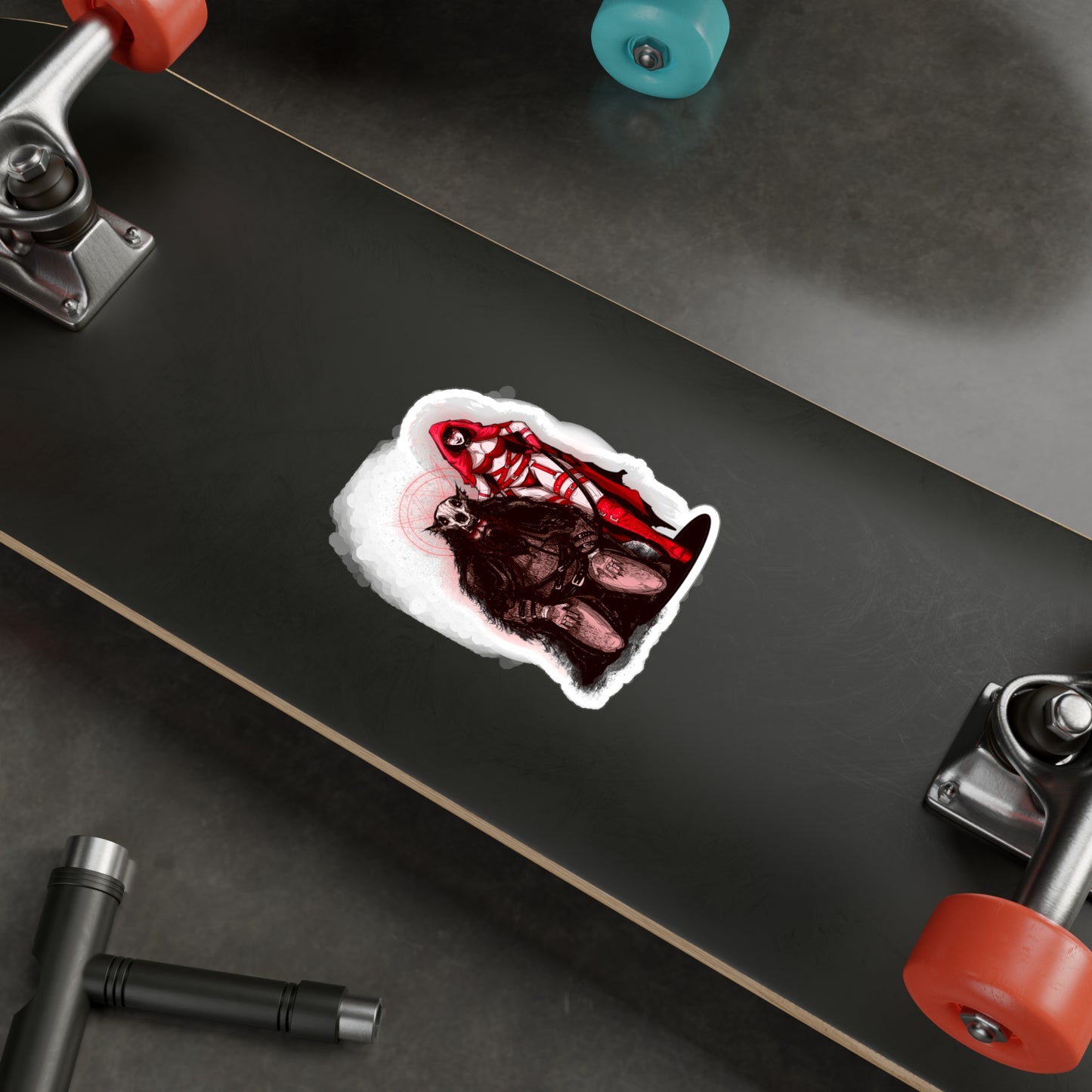 Taming The Wolf Kiss-Cut Vinyl Decal
