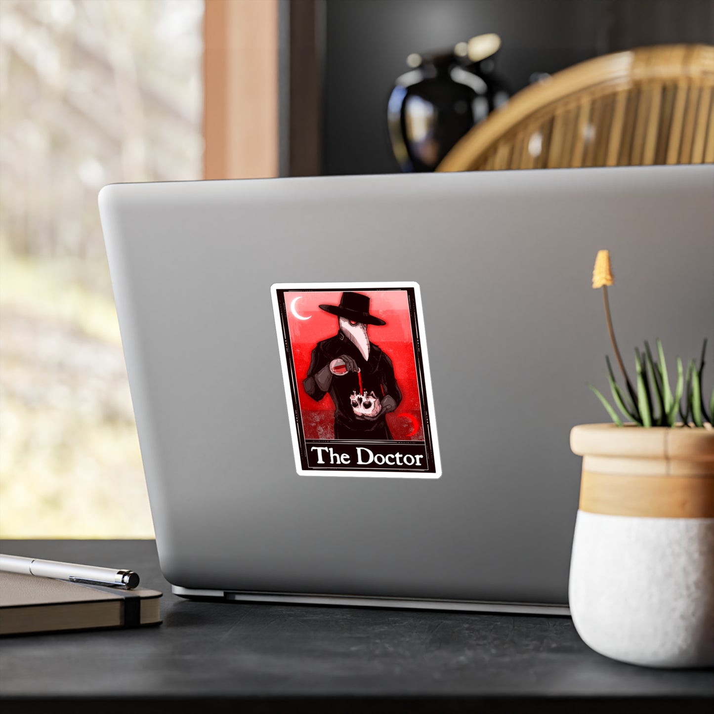 The Doctor Tarot Kiss-Cut Vinyl Decal
