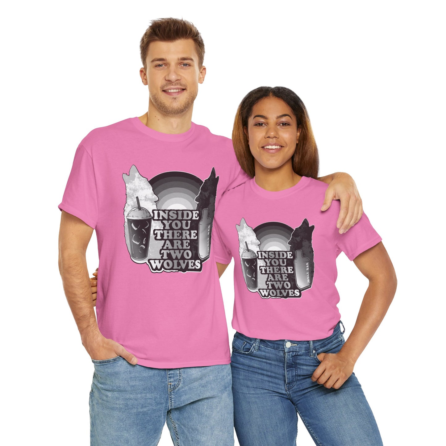 Two Wolves Unisex Heavy Cotton Tee