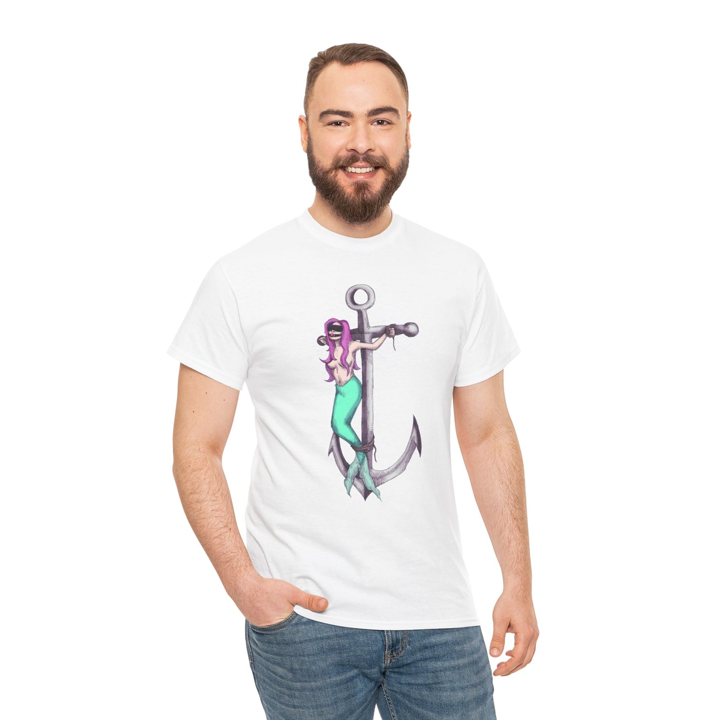 Bad Mermaid 2 Unisex Heavy Cotton Tee