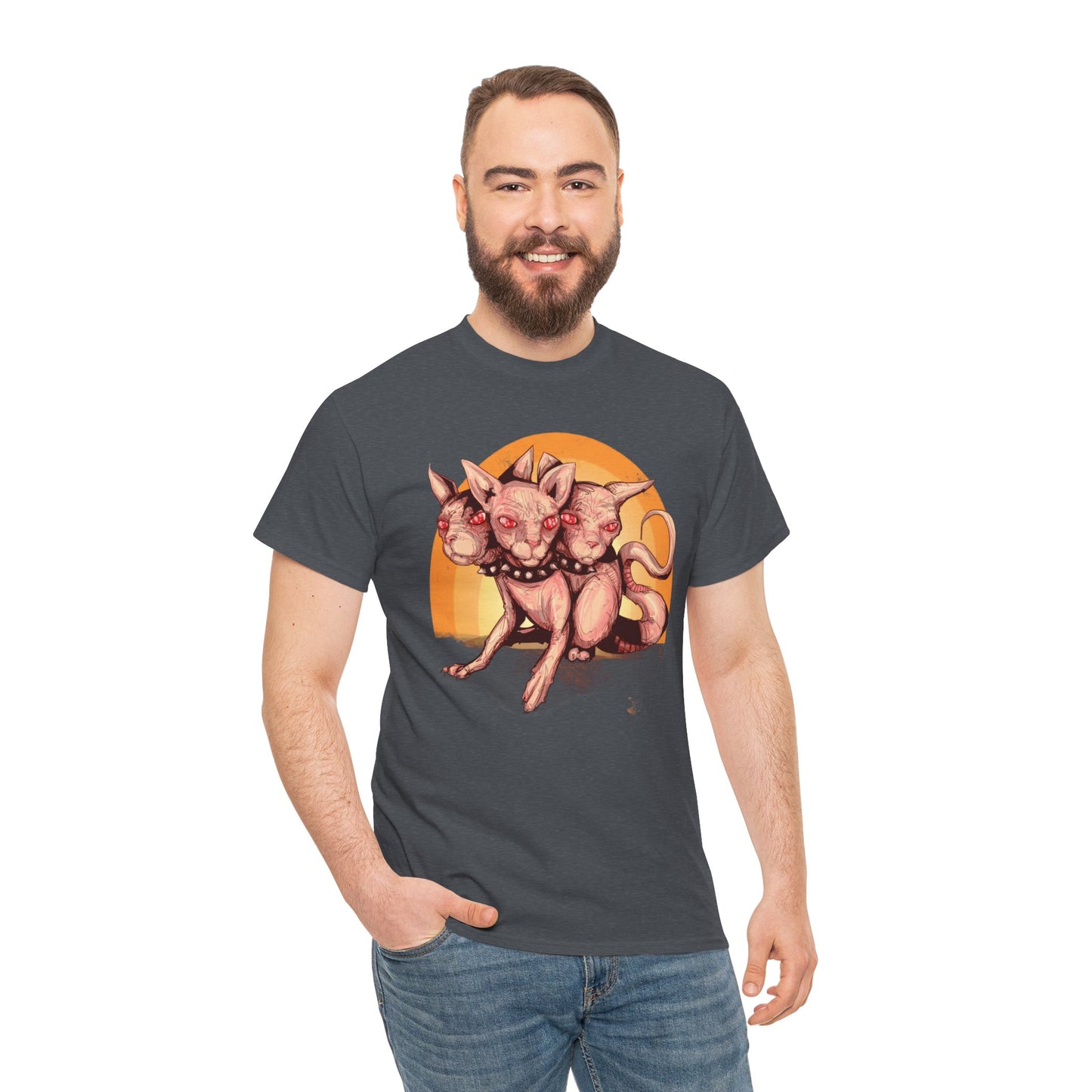 Purrberus Unisex Heavy Cotton Tee