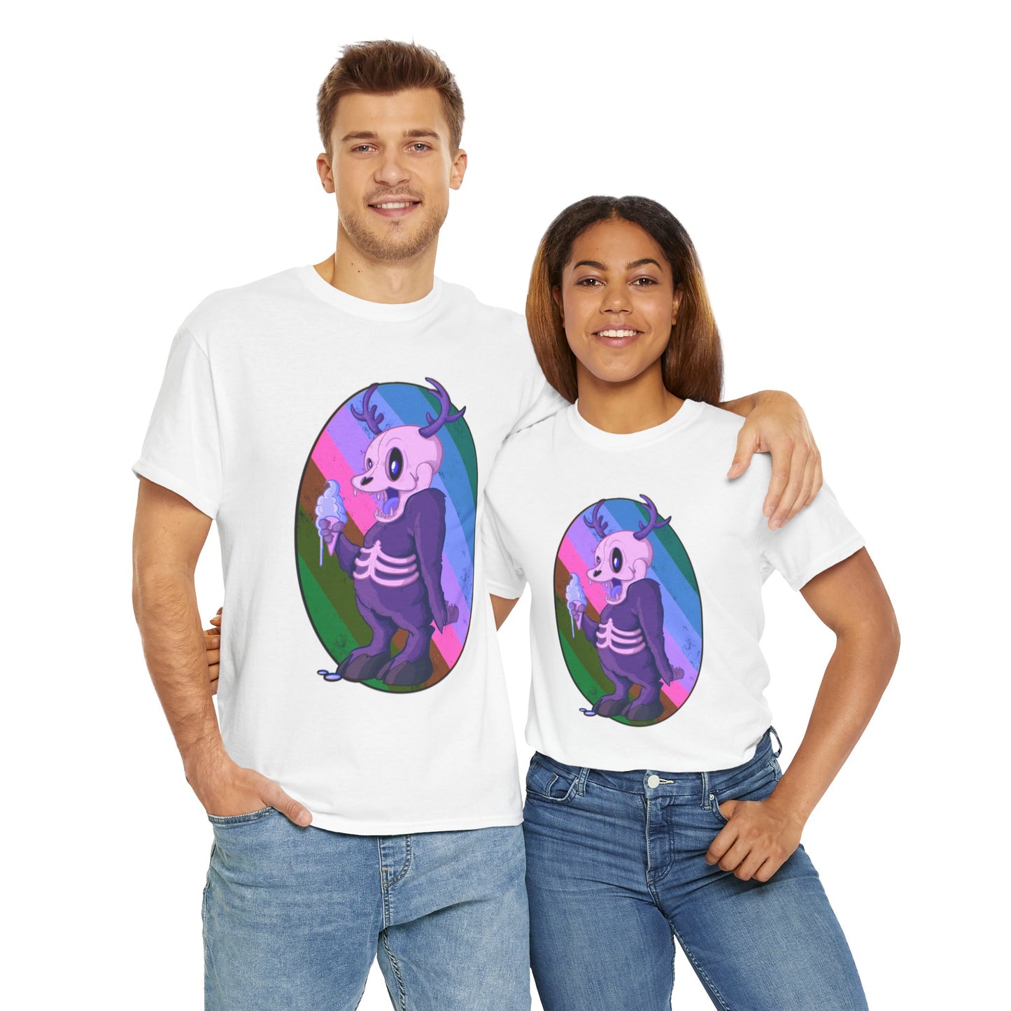 Monster Ice Cream Unisex Heavy Cotton Tee