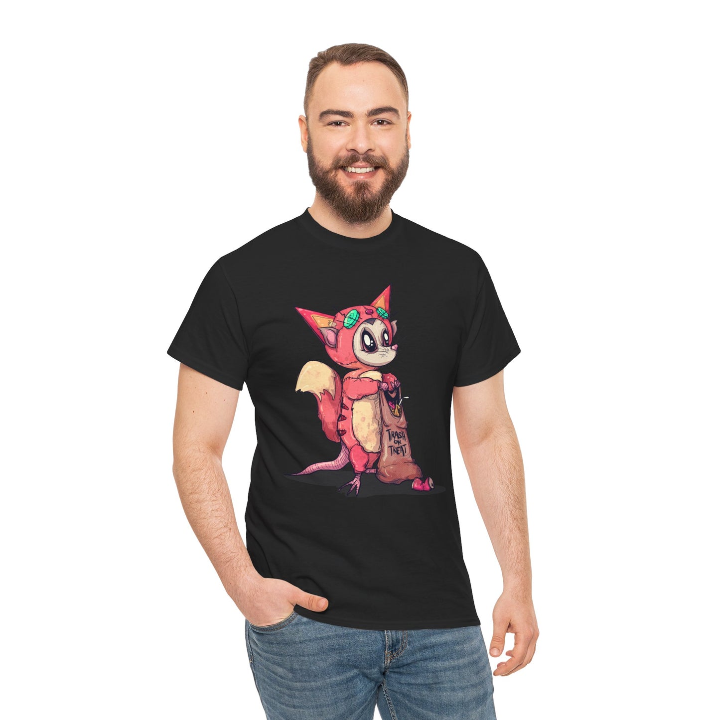 Trash Or Treat Unisex Heavy Cotton Tee