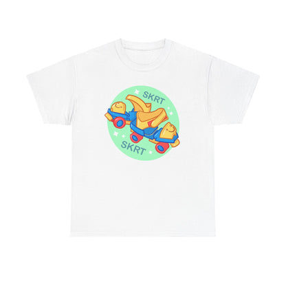 Roller Skates Unisex Heavy Cotton Tee