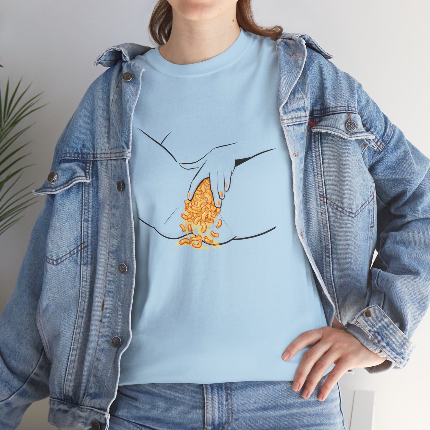 Mac N Cheese Unisex Heavy Cotton Tee