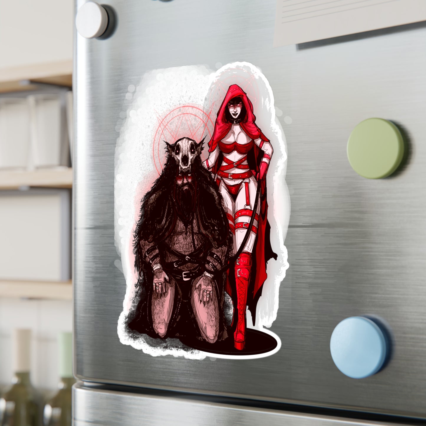 Taming The Wolf Kiss-Cut Vinyl Decal