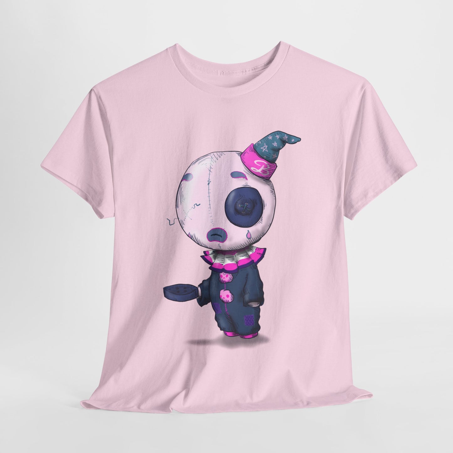 Buttons The Clown Unisex Heavy Cotton Tee