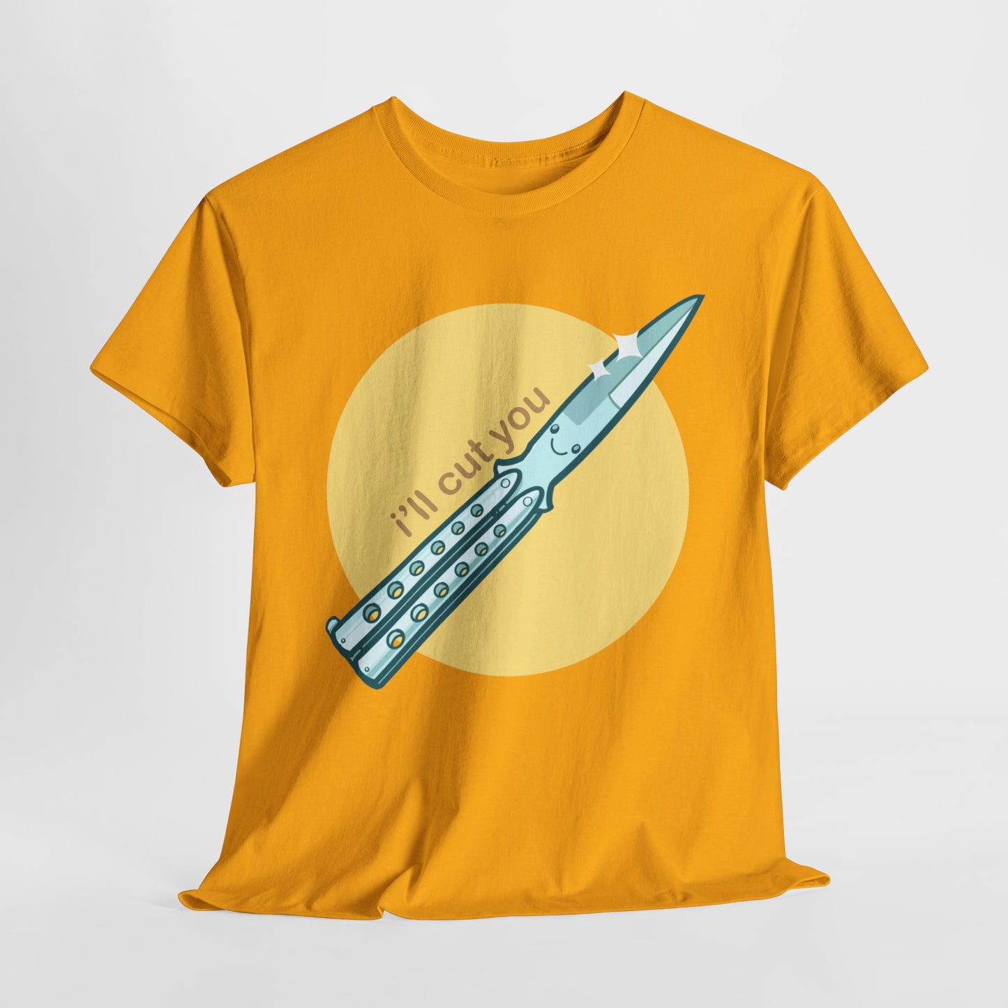 I'll Cut You Unisex Heavy Cotton Tee