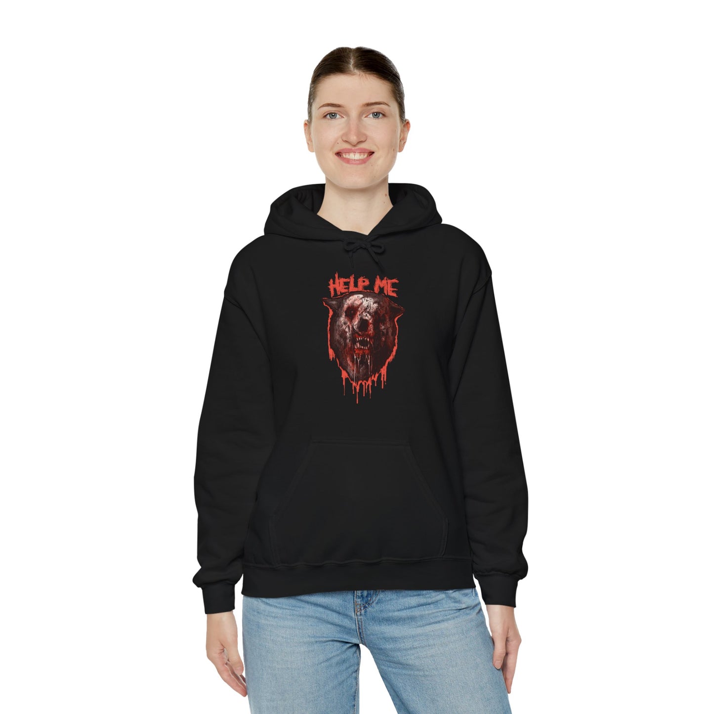 Shimmer Bear Unisex Heavy Blend Hooded Sweatshirt