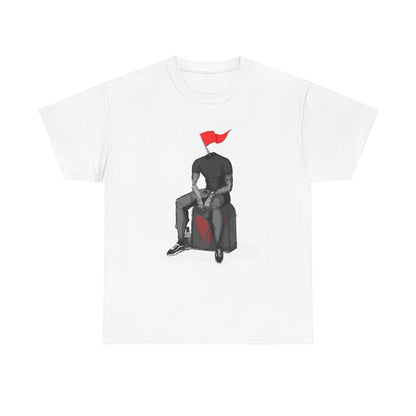 Red Flag Male Unisex Heavy Cotton Tee