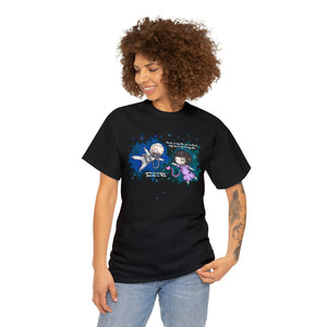 From Here To Mars (White Text) Unisex Heavy Cotton Tee