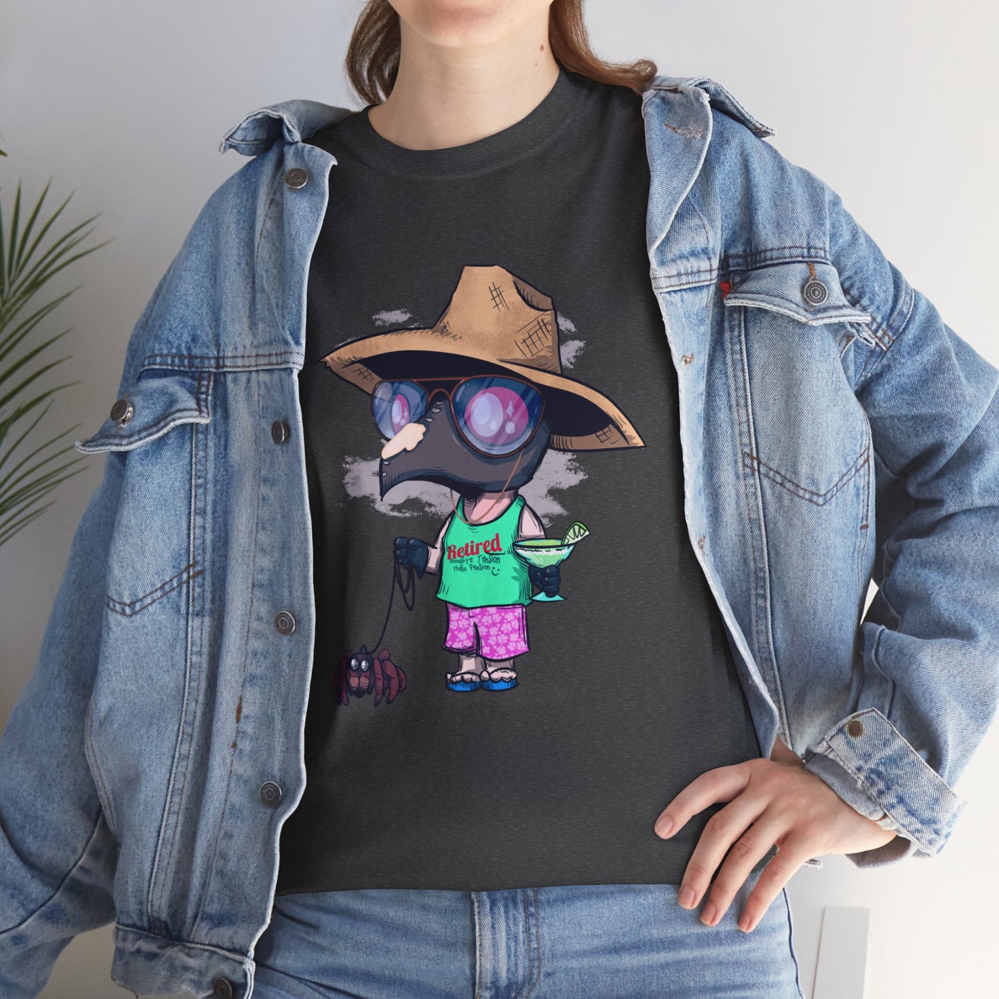 Plague Vacation Unisex Heavy Cotton Tee