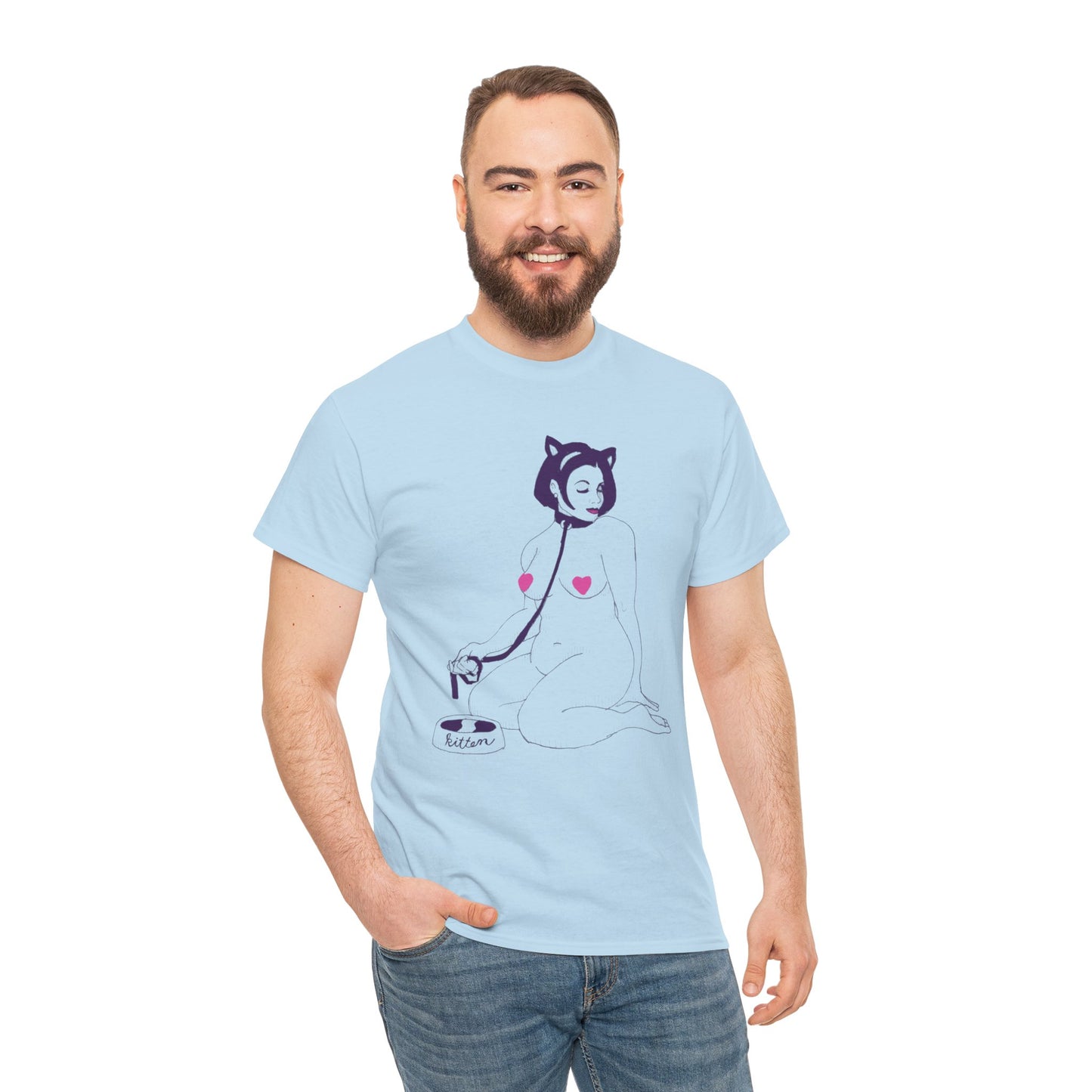 Kitten Unisex Heavy Cotton Tee