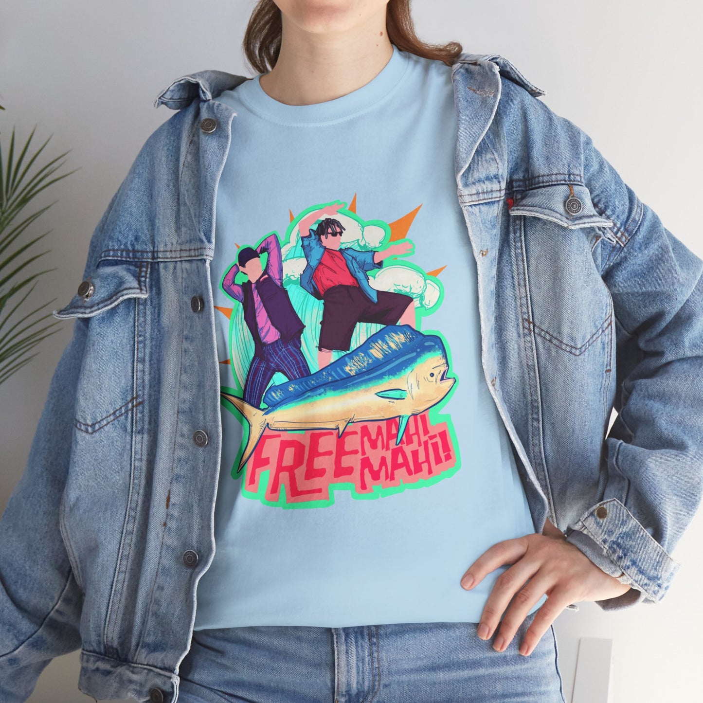 Free Mahi Mahi Unisex Heavy Cotton Tee