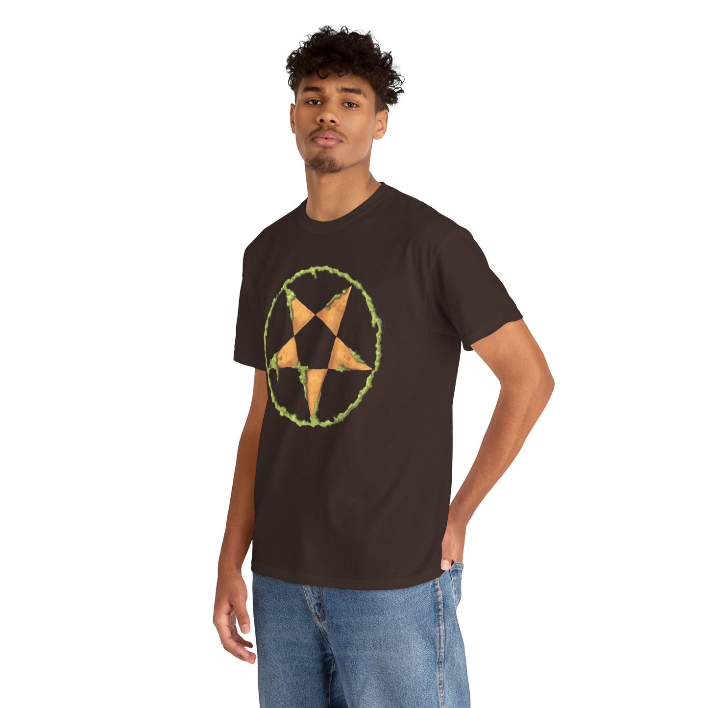 Guacamole Pentagram Unisex Heavy Cotton Tee