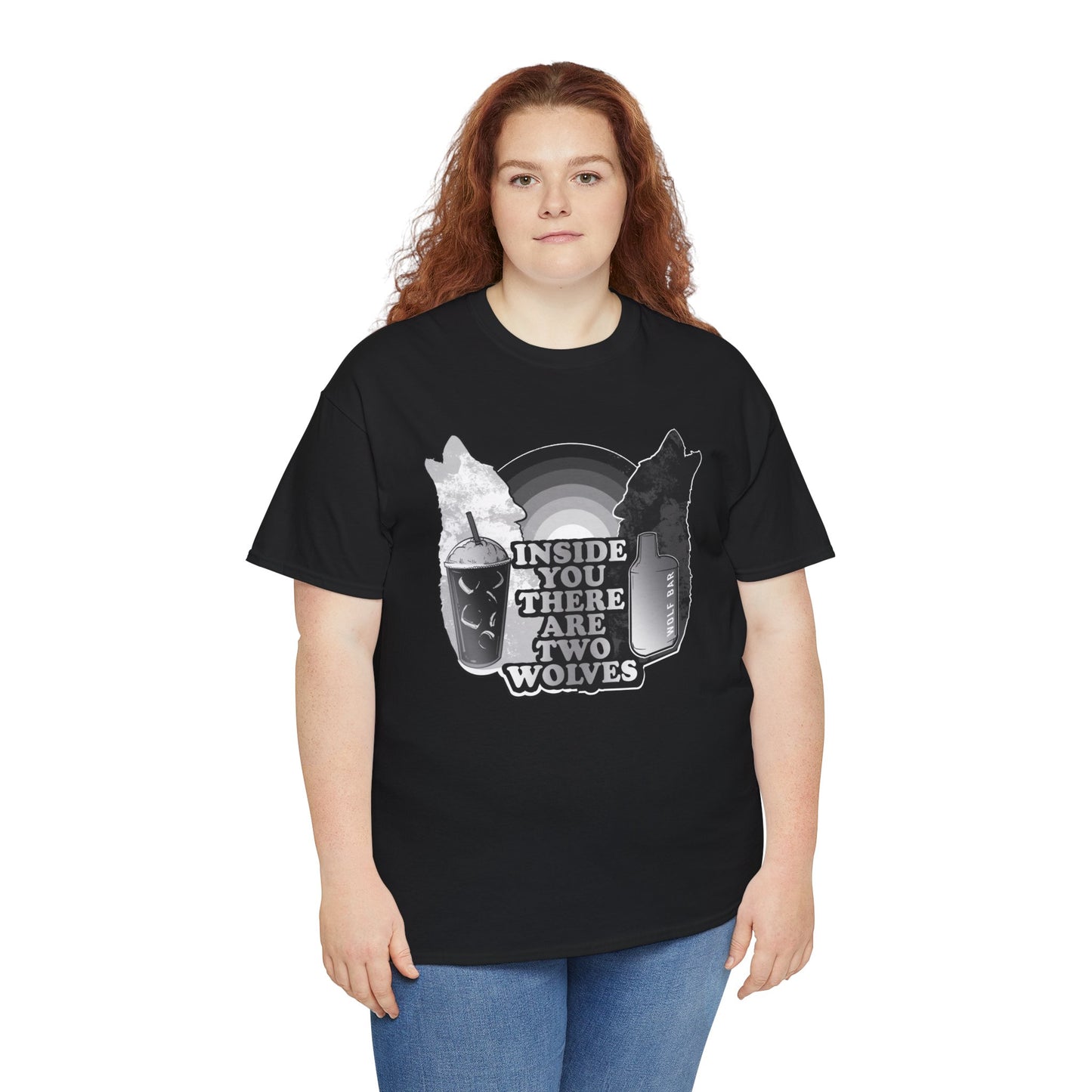 Two Wolves Unisex Heavy Cotton Tee