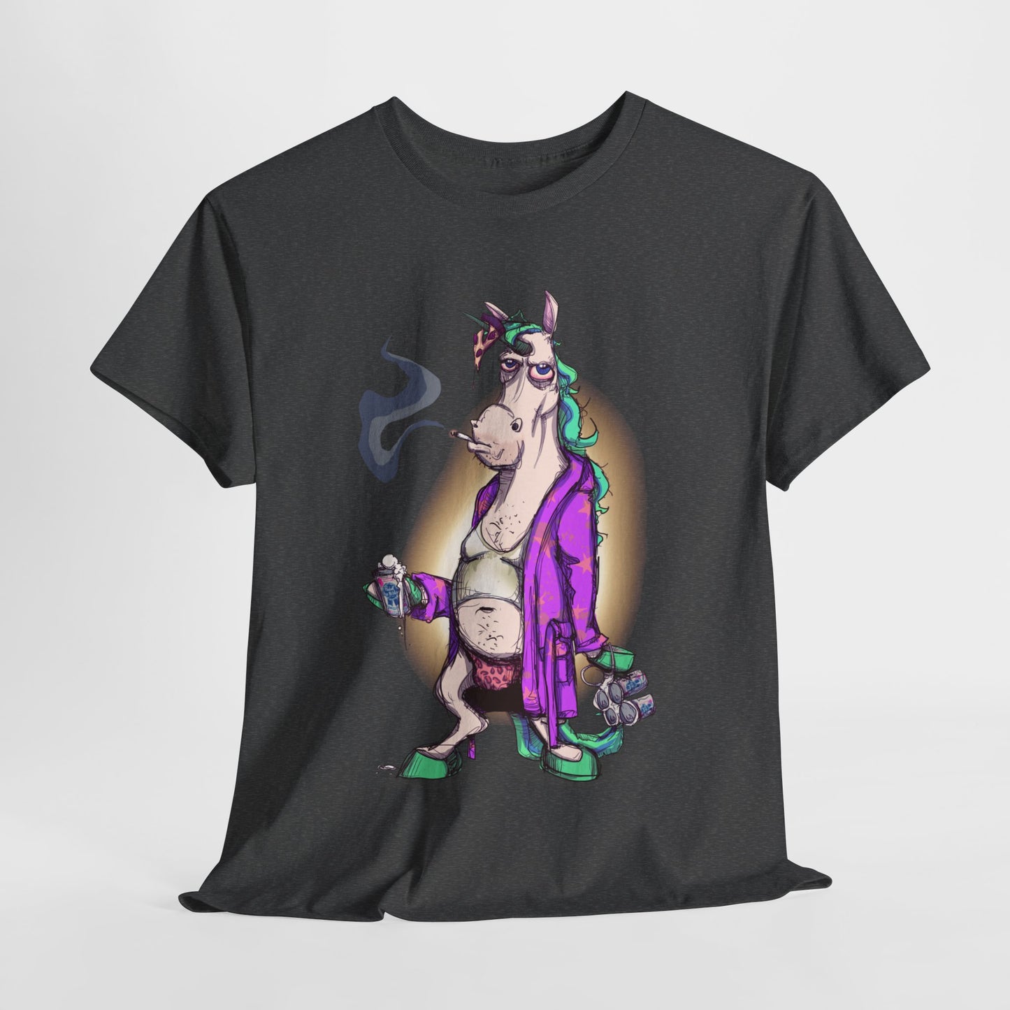 Dontgiveafuckacorn Unisex Heavy Cotton Tee