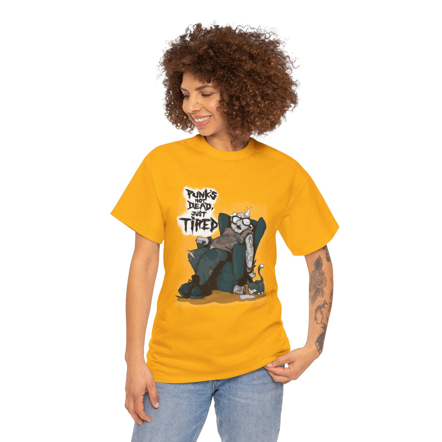 Old Punk Unisex Heavy Cotton Tee