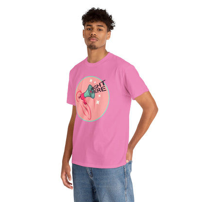 Right Here Unisex Heavy Cotton Tee