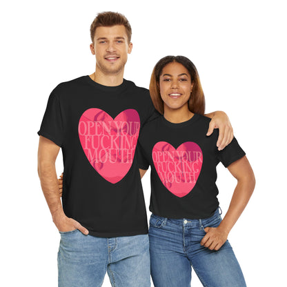 Open Your Mouth Unisex Heavy Cotton Tee