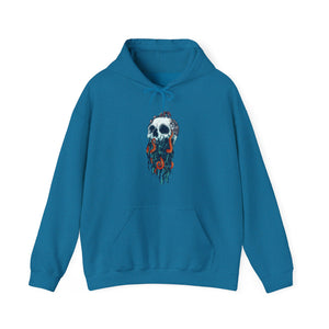 Elemental Skull Ocean Unisex Heavy Blend Hooded Sweatshirt