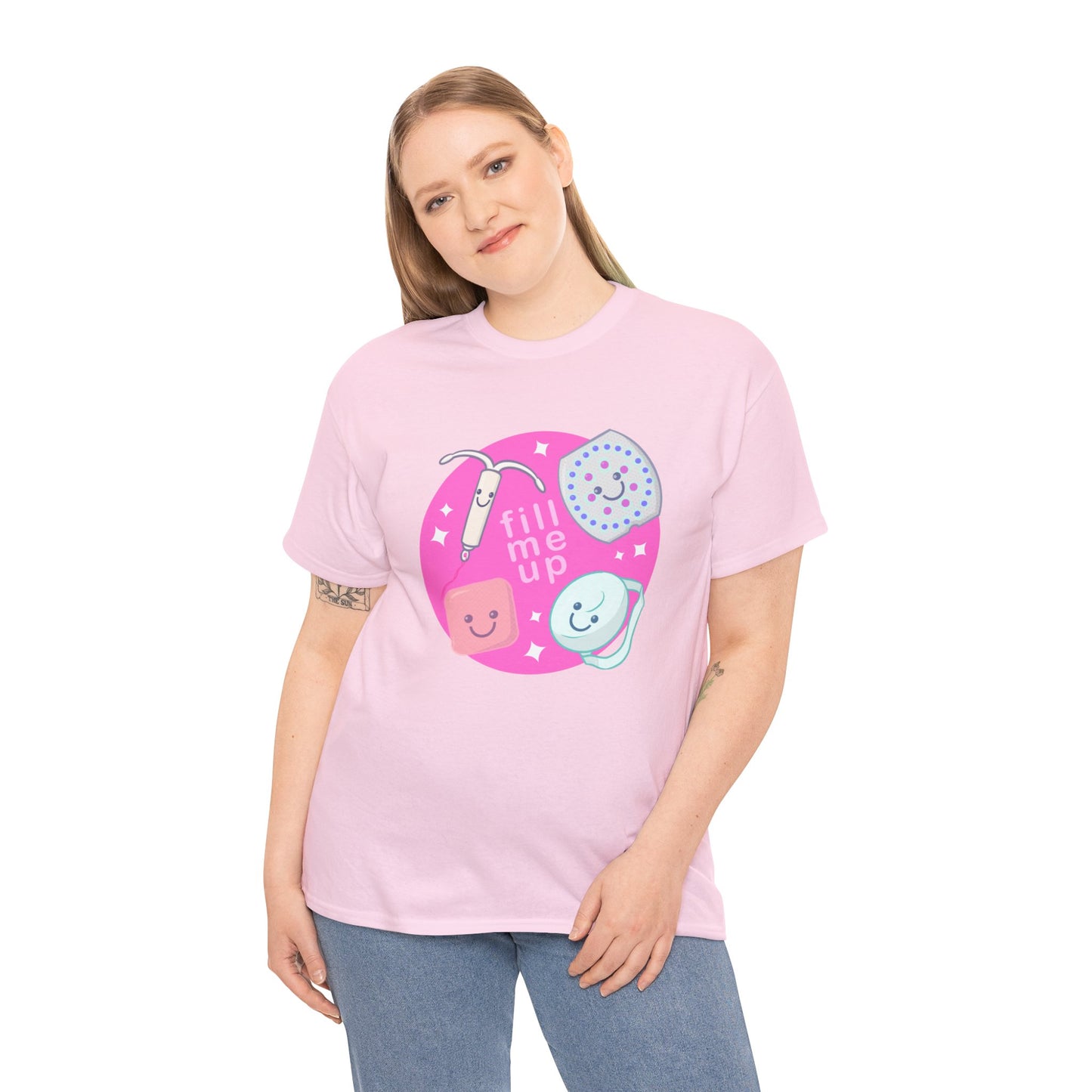 Fill Me Up Unisex Heavy Cotton Tee