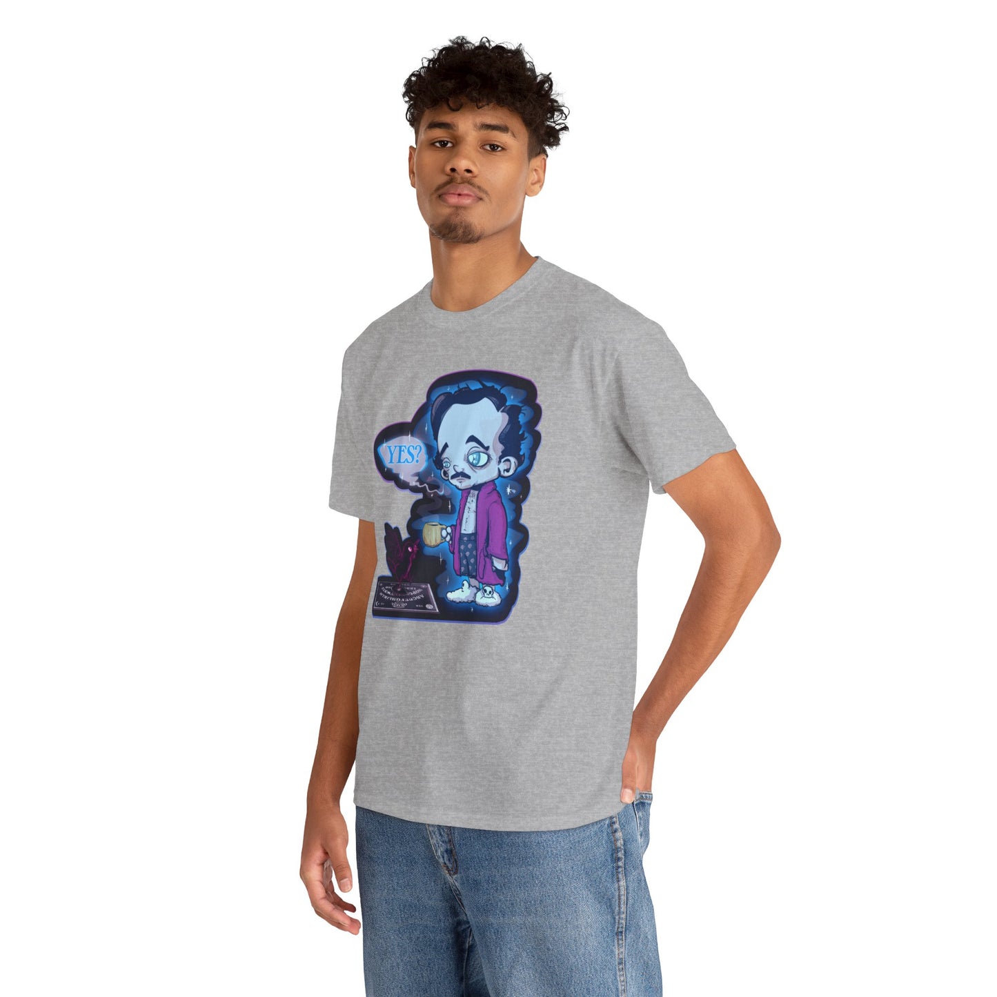 Edgar Allan Ghost Unisex Heavy Cotton Tee